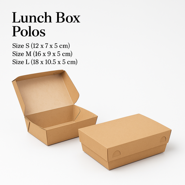 Paper Lunch Box Kokita 10Pak x 50Pcs